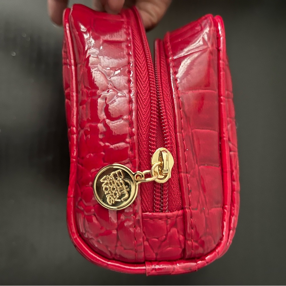 Bath and Body Works Red Cosmetics Bag. Zip top